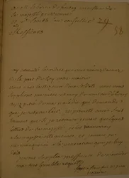 Ein Antrag auf Entlassung aus dem Gefängnis, 31. Juni 1753